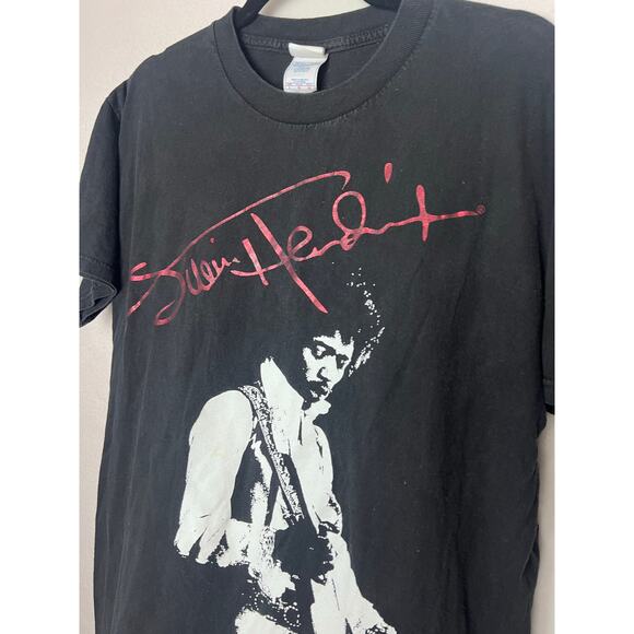 Jimi Hendrix 2005 Tennessee River Vintage Short Sleeve Black T-Shirt Size Large - Picture 2 of 7